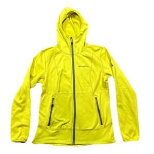 Eddie Bauer First‎ Ascent Full Zip Jacket Womens Medium Yellow